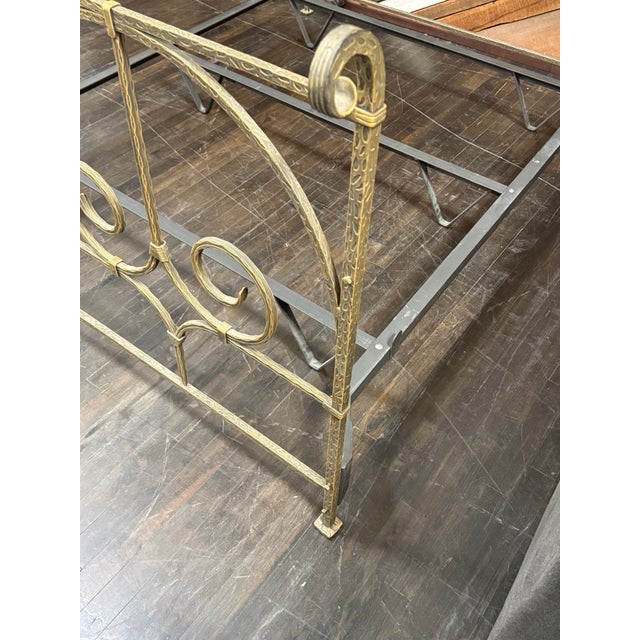 Full Size Claudio Rayes Wrought Iron Bed Frame, Model 32 For Sale In San Francisco - Image 6 of 12