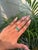 Not Yet Made - Made To Order Modern 2.91ct Pear Cut Emerald & Diamond 14k Gold Half Eternity Band Ring Size 5.5 For Sale - Image 5 of 16