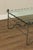 Modern Modernist Glass Top Wrought Iron Coffee Table For Sale - Image 3 of 17