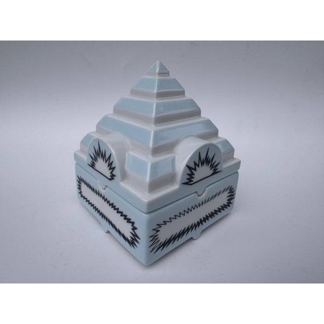 Ceramic Limited Edition 2000 Ashtray with Lid by Stella for Rosenthal / Philip Morris, 1991, Set of 2 For Sale - Image 7 of 7