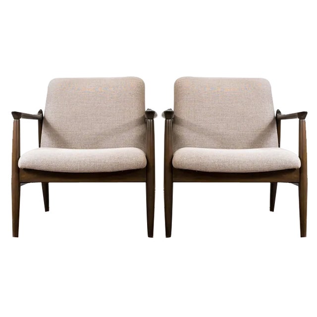 Set of GFM-64 Armchairs by Edmund Homa, 1960s For Sale