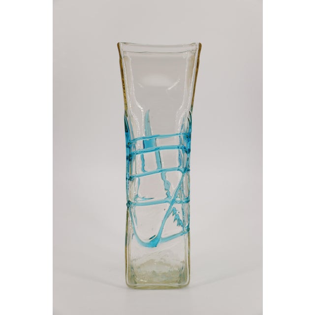 1960s Large Glass Vase, Fulvio Bianconi, Murano, Italian For Sale - Image 5 of 10