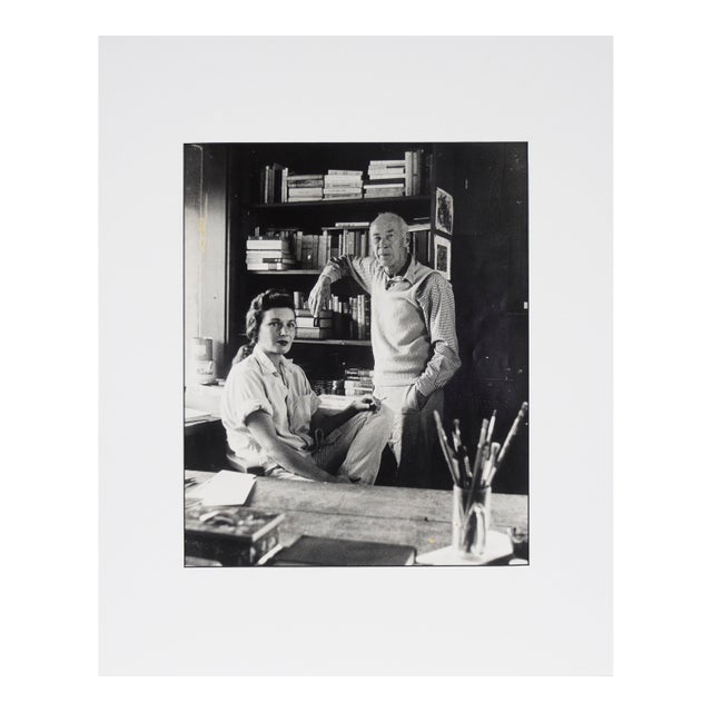 Henry Miller and Eve Miller on Partington Ridge - 1954 Original Photograph by Jim Healy For Sale