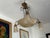 Traditional Vintage Cast Glass Chandelier For Sale - Image 3 of 12