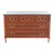 Mahogany Wood & Marble Top Drawer Chest For Sale