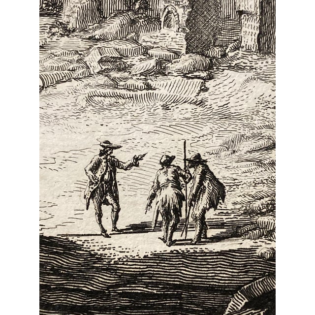 Giovanni Battista Piranesi, Vew of the Remains of the Mausoleums, Original Eau-Forte Etching, 1800s For Sale - Image 16 of 18