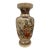 Late Meiji Period to Early Showa Period Japanese Satsuma Earthenware Vase For Sale