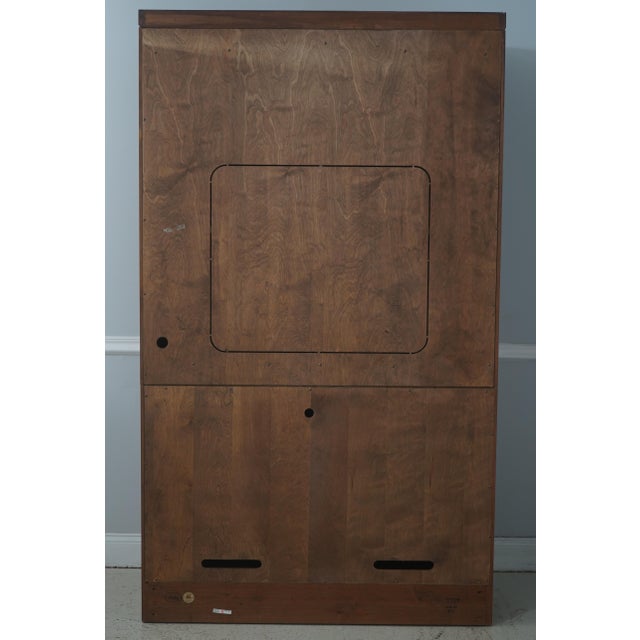 Stickley Mission Cherry Tv Entertainment Unit Armoire For Sale - Image 14 of 16