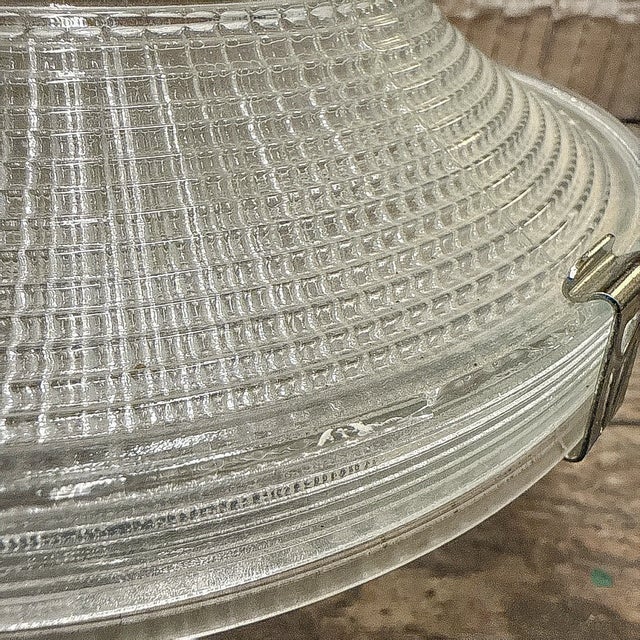 Antique Holophane Glass Lamp Shades, a Pair For Sale - Image 12 of 13