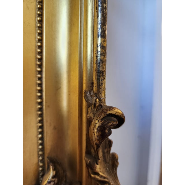 Antique 19th Century Giltwood Tondo Style Frame For Sale - Image 10 of 11