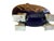 Blue Pair Antique Grainger Cobalt Blue Porcelain Moon Pilgrim Flasks Snake Handles C. 1880 Gilt Vases Made in England For Sale - Image 8 of 8