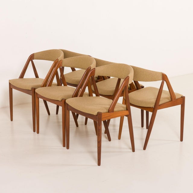 Model 31 Chairs attributed to Kai Kristiansen for Schou Andersen, Denmark, 1960s, Set of 6 For Sale - Image 18 of 18