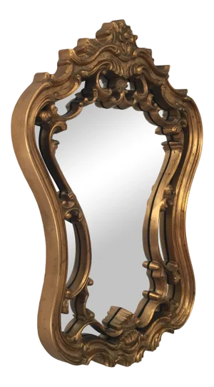 Vintage Gilt-Wood Florentine Wall Mirror