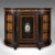 Victorian 1850s Victorian Antique Drawing Room Credenza, English, Walnut, Display Cabinet For Sale - Image 3 of 11