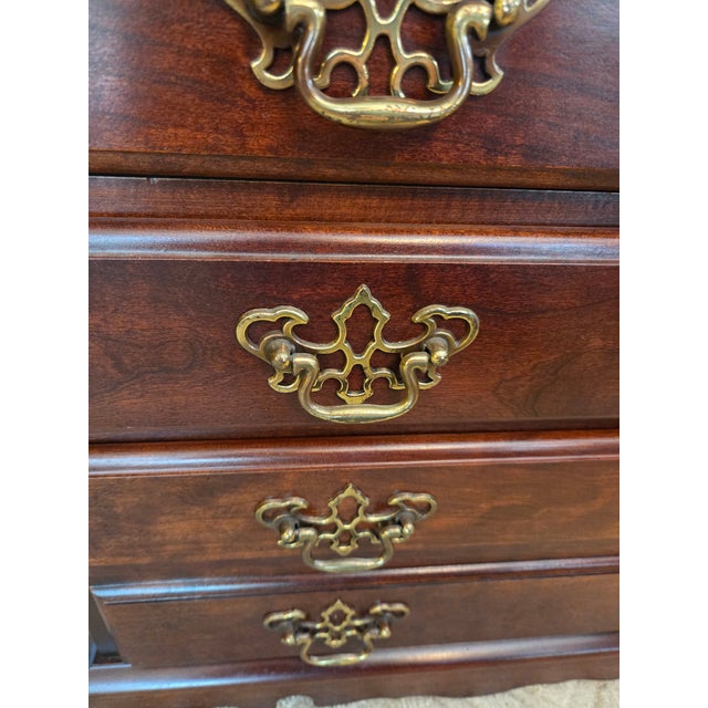 Vintage Chippendale Bedside Chest of Drawers / Nightstand For Sale - Image 4 of 14
