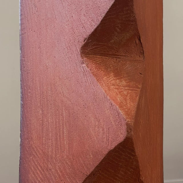 Monumental Postmodernist Black and White Glazed Terracotta Vessel For Sale - Image 10 of 13