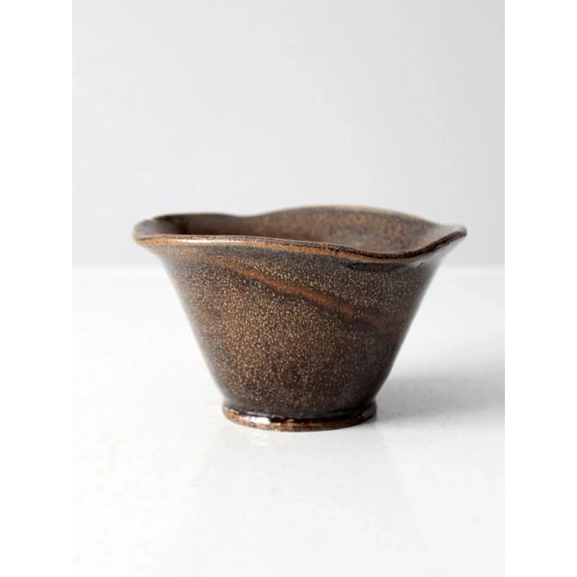 Late 20th Century Vintage Studio Pottery Bowl For Sale - Image 5 of 10