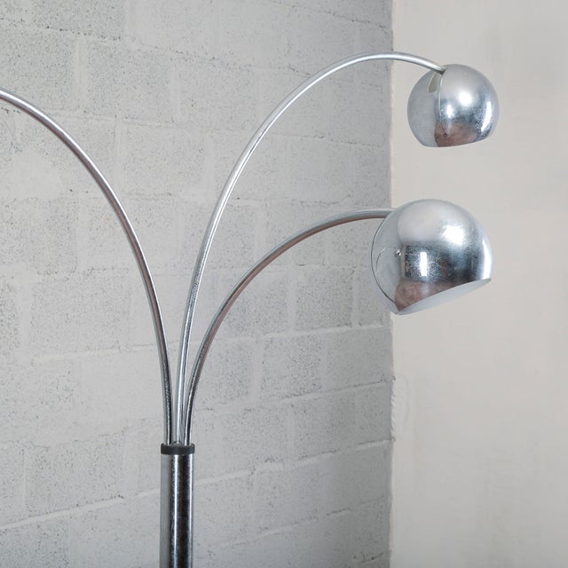 Goffredo Reggiani Three-Light Floor Lamp attributed to Goffredo Reggiani, 1970s For Sale - Image 4 of 18