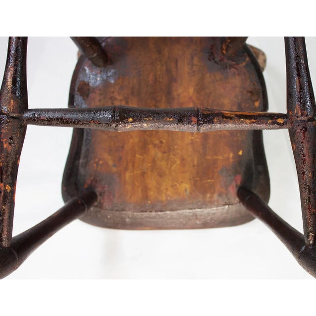 18th Century Bow Back Windsor Chair with Original Surface For Sale - Image 11 of 11