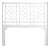 Chippendale Headboard Double, White For Sale