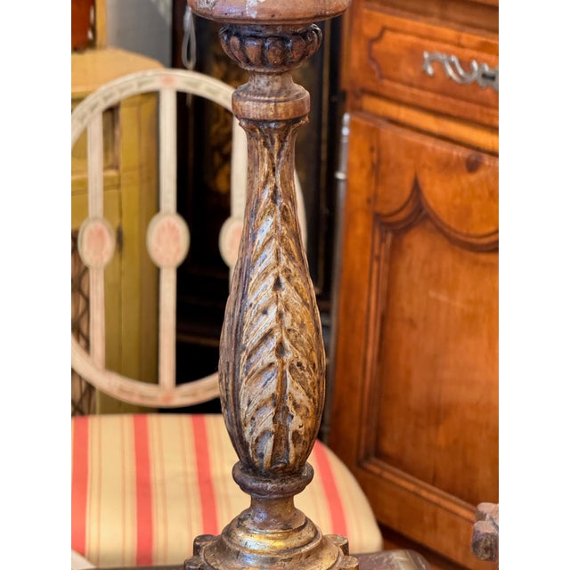 19th Century 19th Century Silver Gilt Candlesticks For Sale - Image 5 of 16