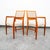 Mid-Century Modern Mid Century Danish Modern Dining Chairs Set 4 Wool Teak Wood Svegards Sweden MCM For Sale - Image 3 of 12