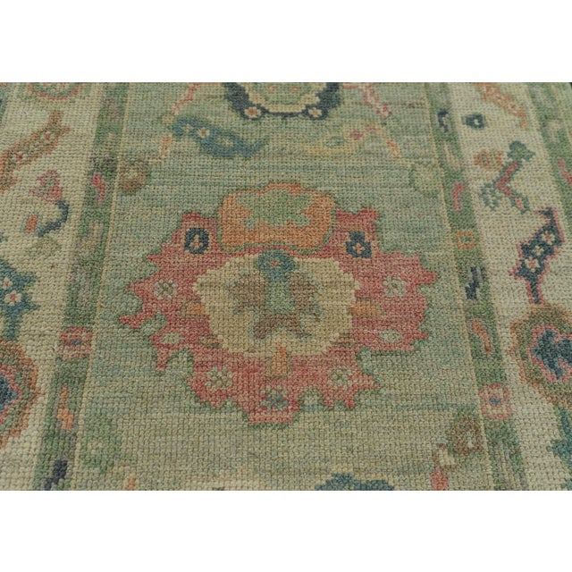 Turkish Oushak Rug 2'10" x 7' #20256 For Sale - Image 4 of 8