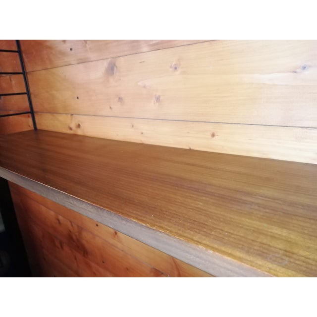 Mid-Century Modern String Wall Bookcase by Nils Strinning for String Design Ab, 1960s, Set of 5 For Sale - Image 3 of 6