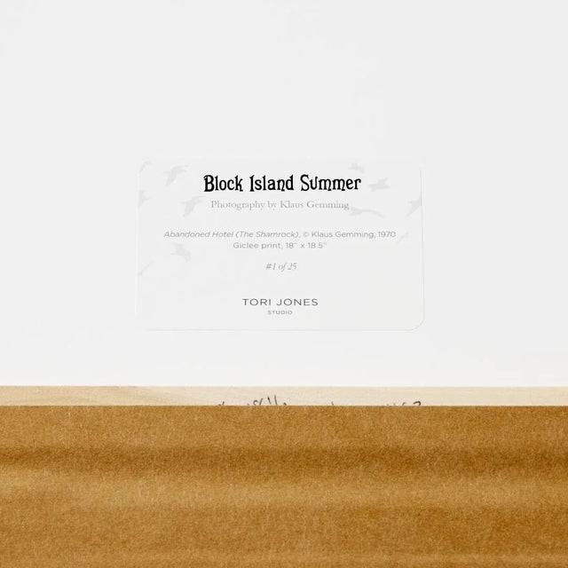 - Tori Jones Studio is proud to present limited edition photographs by the late Klaus Gemming that illustrate the unique...