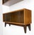 Wood Mid-Century Modern Sliding Glass Doors 4 Bays Stacking or Hanging Bookcase For Sale - Image 7 of 17