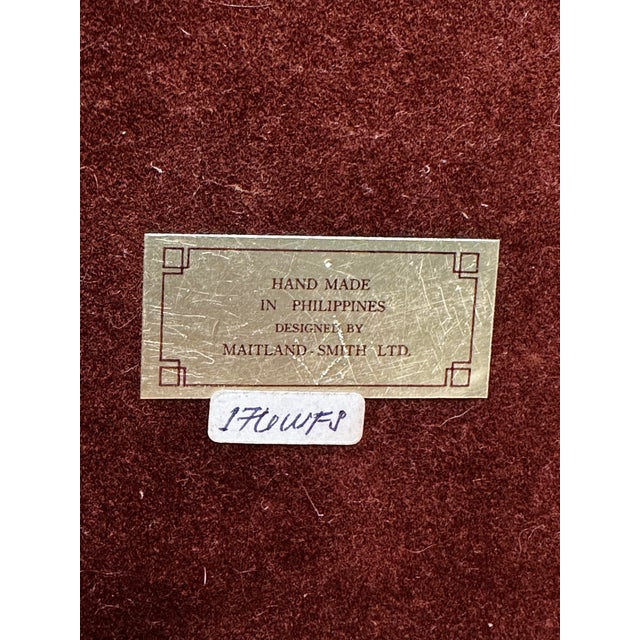 We are very pleased to offer a refined Maitland-Smith decorative box featuring a genuine shagreen lid paired with a...