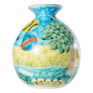 Vintage Italian Giovanni Desimone Vase For Sale