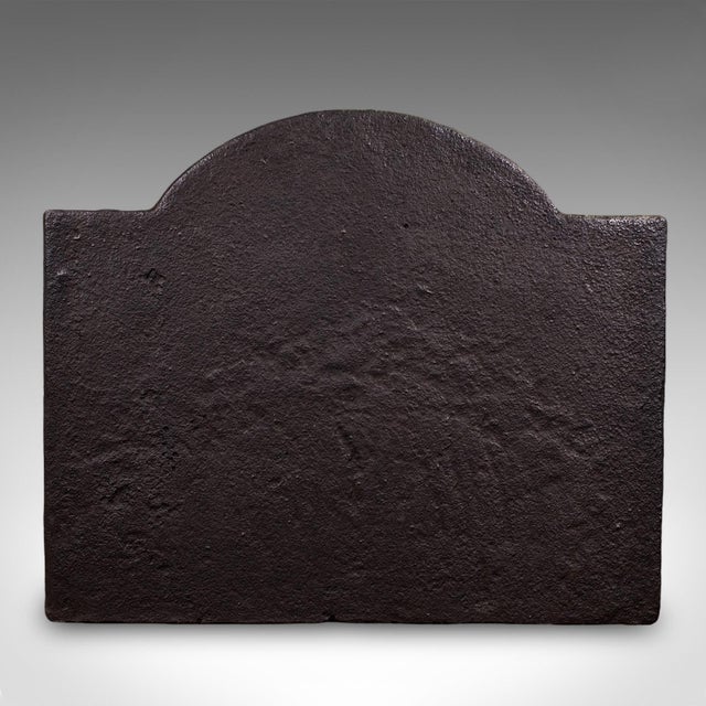 Black Heavy Antique Public House Fire Back, English Hearth Reflector, Georgian, c.1800 For Sale - Image 8 of 8