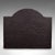 Black Heavy Antique Public House Fire Back, English Hearth Reflector, Georgian, c.1800 For Sale - Image 8 of 8