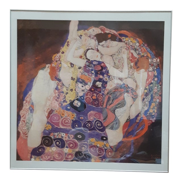 Vintage Gustav Klimt Abstract Framed Print For Sale