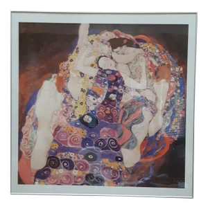 Vintage Gustav Klimt Abstract Framed Print