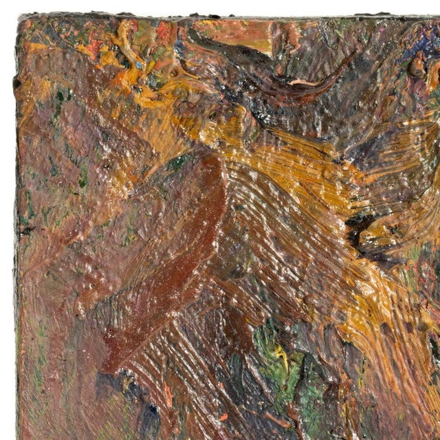 Contemporary Andy Miller Abstract Composition Oil on Canvas For Sale - Image 3 of 6