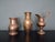 Three(3) antique Bronze/Brass Vases Art noveau Style made in France Heavy and beatiful. 1.Height 25 / Width 18 / Depth 11...