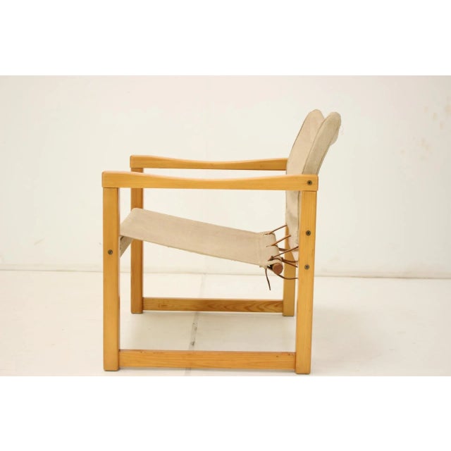 Scandinavian Safari Armchair by Karin Mobring, 1980s For Sale - Image 6 of 12