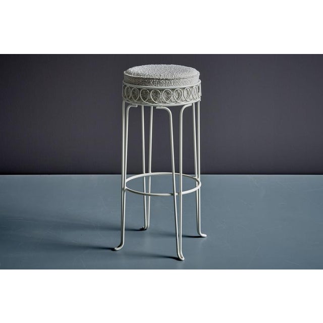 Bar Stools in the style of Mathieu Mategot, France, 1950s, Set of 6 For Sale - Image 6 of 12