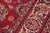 1980s Shabby Chic Persian Antique Red/Beige Wool Rug - 10'1'' X 12'6'' For Sale - Image 5 of 10