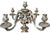 French Antique French Bronze Candelabra - A Pair For Sale - Image 3 of 6