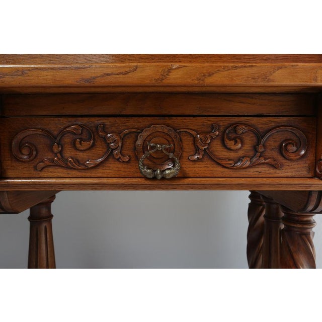 Metal 20th Century Baroque Carved Sideboard, Spain, 1950 For Sale - Image 7 of 17