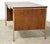 Mid-Century Modern 1960s Refinished Walnut and Brass Desk by Alma For Sale - Image 3 of 11