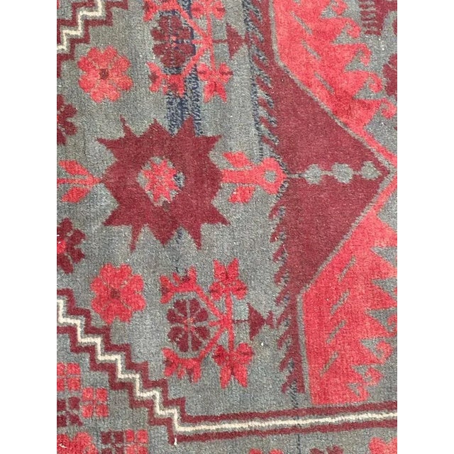 Red Vintage Turkish Yagcibedir Rug For Sale - Image 8 of 15