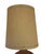 Mid-Century Modern Mid-Century Modern Earth Tone Incised Geometric Ceramic Table Lamp With Shade For Sale - Image 3 of 3