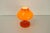 Glass Orange Glass Table Lamp attributed to Valasske Mezirici, 1970s For Sale - Image 7 of 10