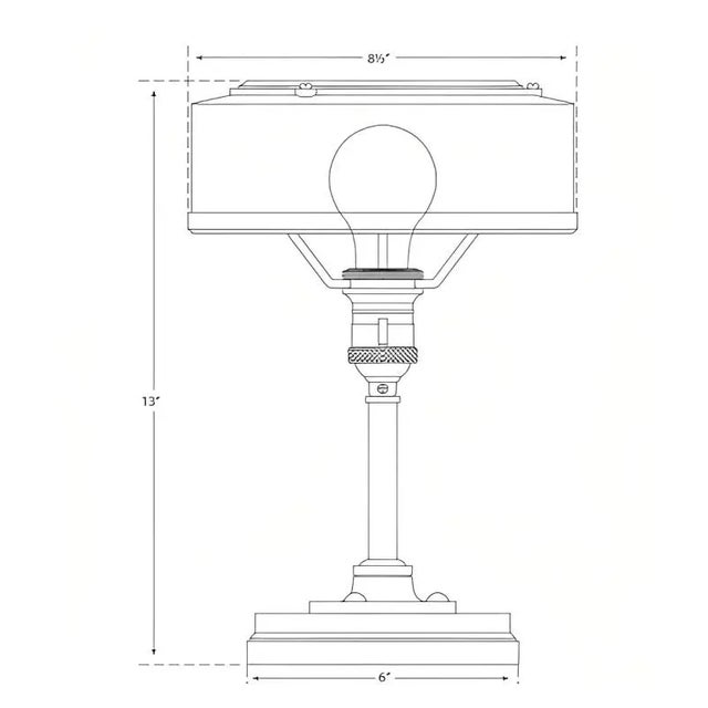 Visual Comfort Thomas O'Brien for Visual Comfort Signature Henley Task Lamp in Polished Nickel For Sale - Image 4 of 4