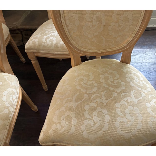 Vintage Harris Marcus Italian Louis XVI Style Dining Chairs Set of 6 For Sale - Image 4 of 18