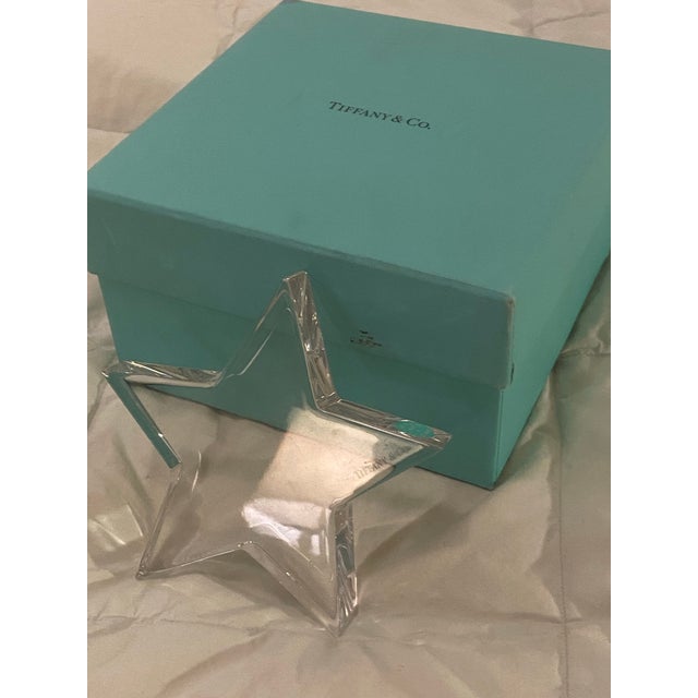 2010s Tiffany & Co. Crystal Star Paper Weight For Sale - Image 5 of 6